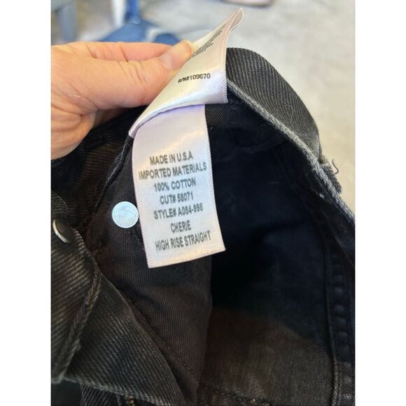 NWOT AGOLDE Cherie Jean High-rise straight jeans, $238 Sz 23 C8 - Picture 10 of 10